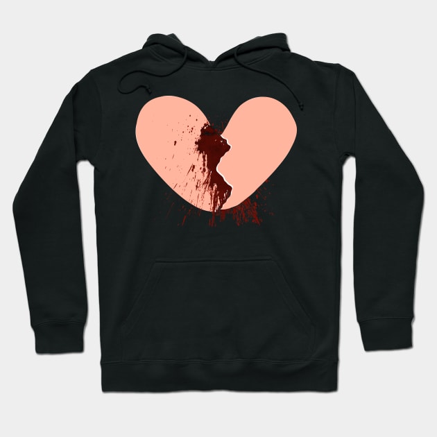 Heartbreak Hoodie by BlunBla Design